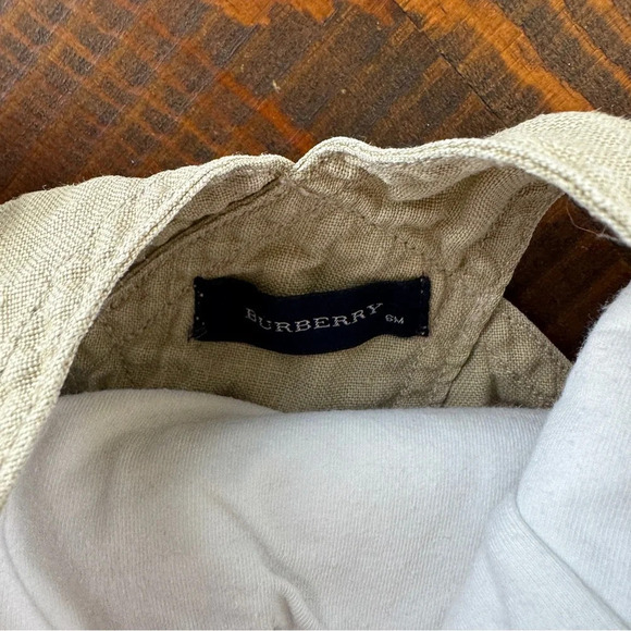 Overalls linen + top shirt 3/6 months Burberry beige - Picture 5 of 5
